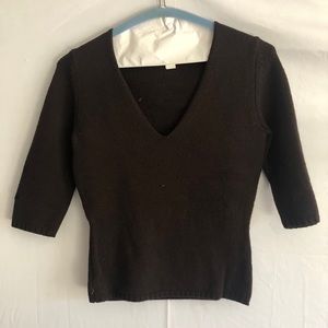 Brown sweater and hat set